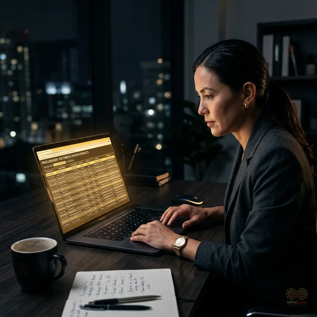 Analyst utilizing USAspending to source targeted GovCon leads